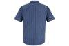 Picture of Red Kap Men's Short Sleeve Industrial Stripe Work Shirt
