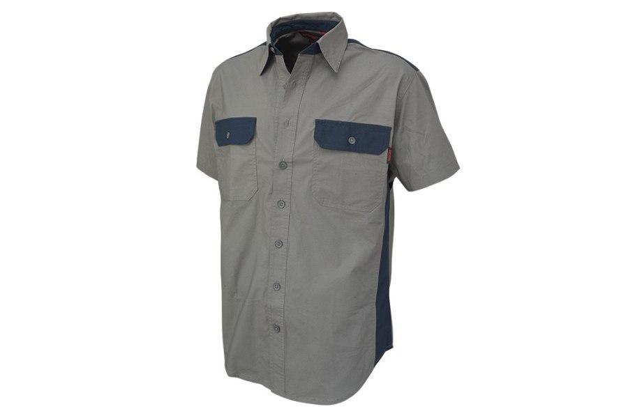Picture of Tough Duck Short Sleeve Stretch Ripstop Color Block Shirt