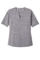 Port Authority Women's Stretch Heather Open Neck Top