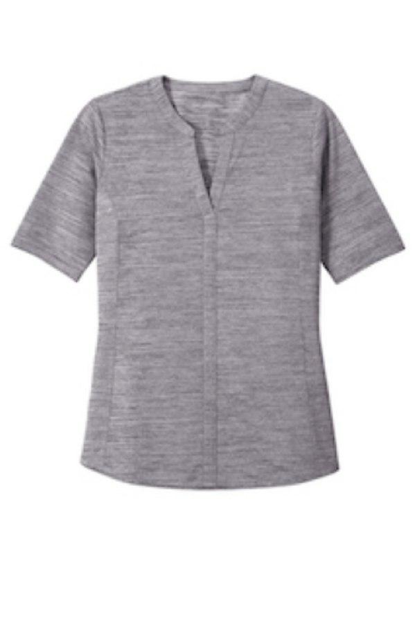 Picture of Port Authority Women's Stretch Heather Open Neck Top
