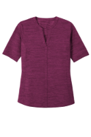 Picture of Port Authority Women's Stretch Heather Open Neck Top