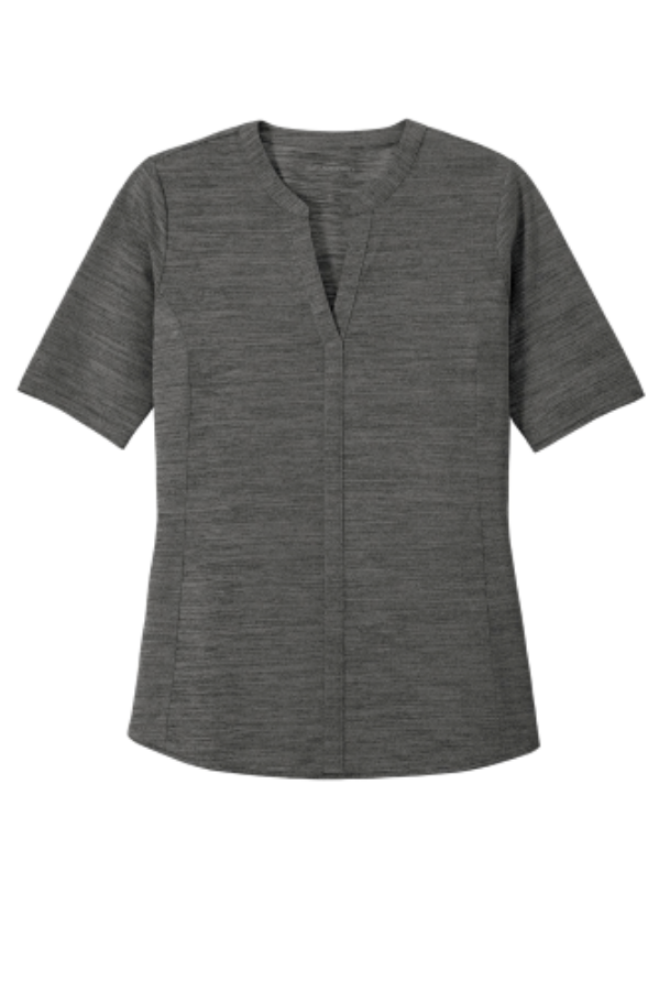 Picture of Port Authority Women's Stretch Heather Open Neck Top