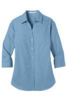 Picture of Port Authority Women's 3/4-Sleeve Carefree Poplin Shirt