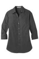 Picture of Port Authority Women's 3/4-Sleeve Carefree Poplin Shirt