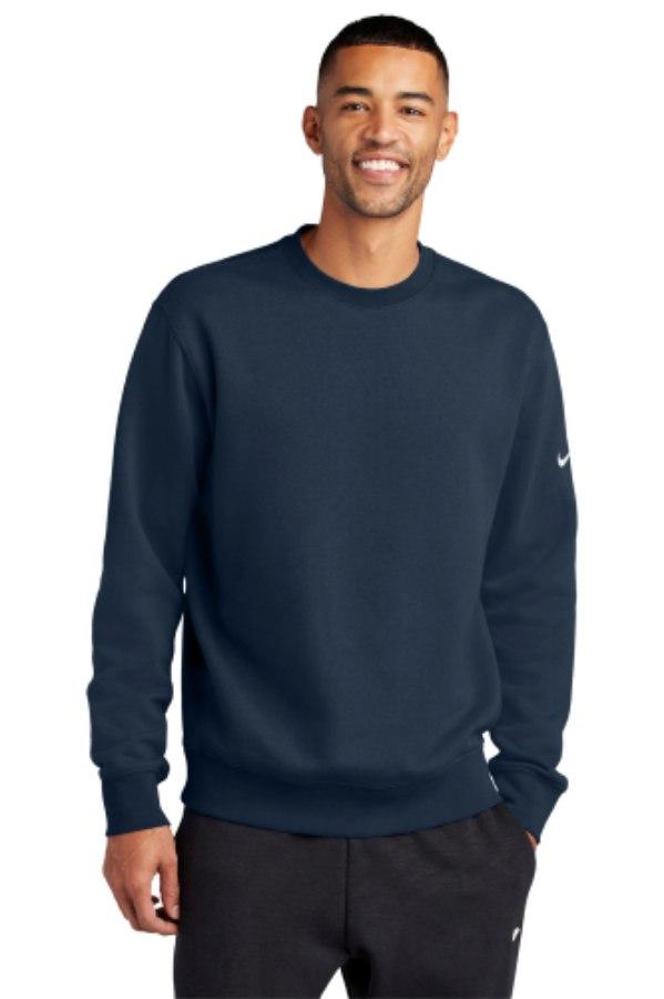 Picture of Nike Club Fleece Sleeve Swoosh Crew