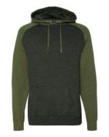 Independent Trading Co. Raglan Hooded Sweatshirt