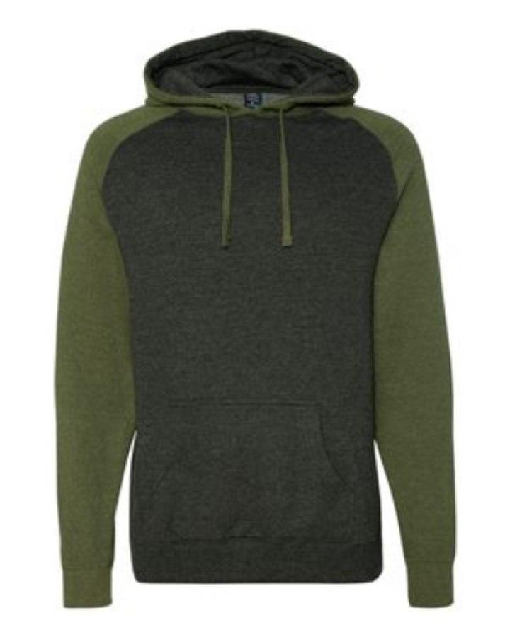 Picture of Independent Trading Co. Raglan Hooded Sweatshirt