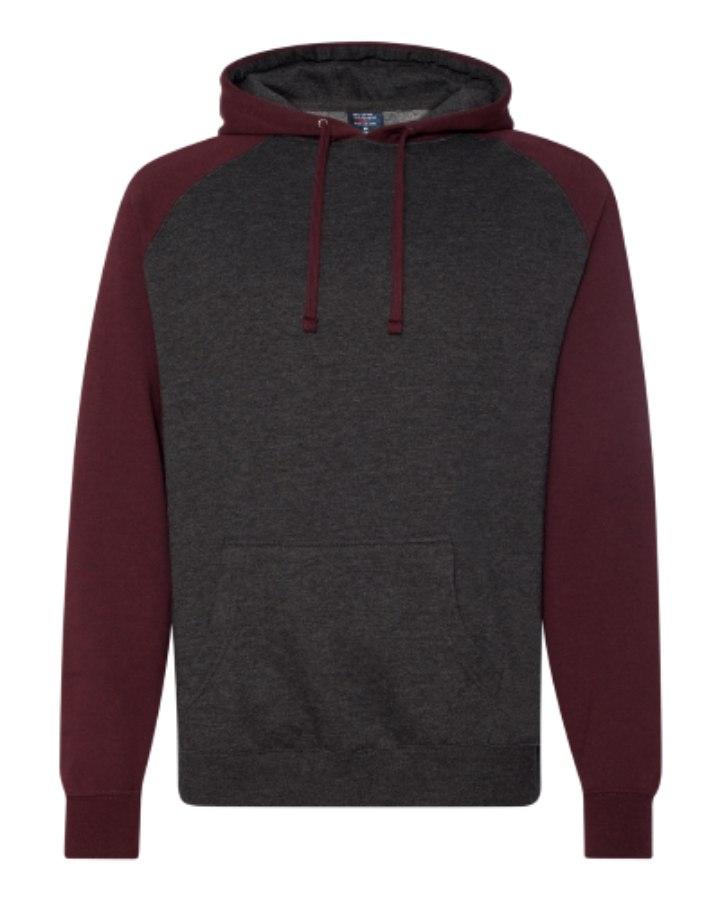 Picture of Independent Trading Co. Raglan Hooded Sweatshirt