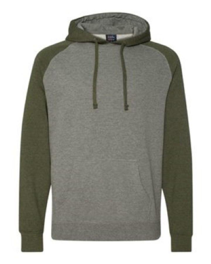 Picture of Independent Trading Co. Raglan Hooded Sweatshirt