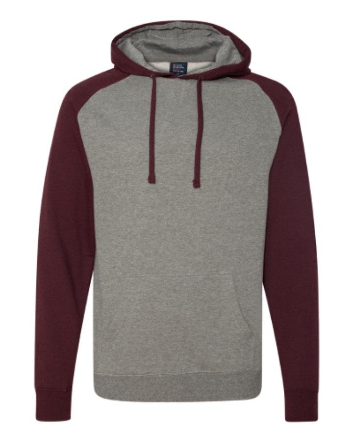 Picture of Independent Trading Co. Raglan Hooded Sweatshirt