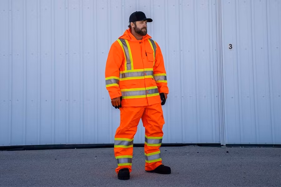Picture of Tough Duck Safety Rain Jacket