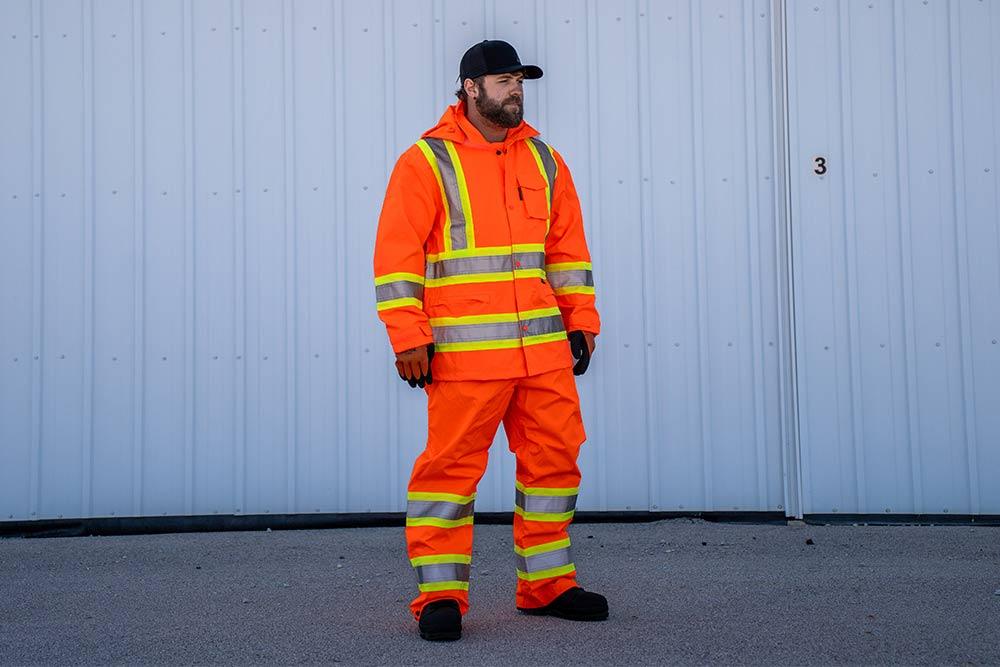 Picture of Tough Duck Safety Rain Jacket