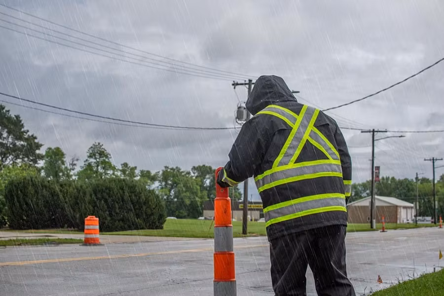 Picture of Tough Duck Safety Rain Jacket