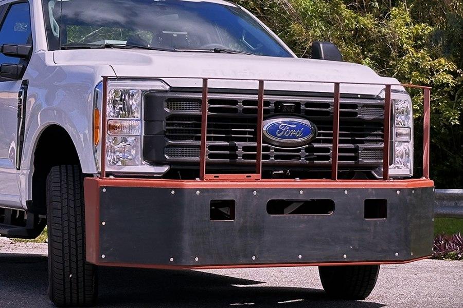 Picture of Diversified PushBumper w/Standard Full-Sized Grille Gaurd 2023 F450/F550/F600 Superduty Trucks