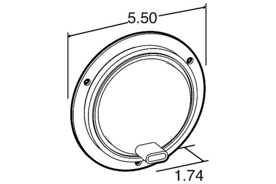 Picture of Truck-Lite Round Super 44 Stop/Tail/Turn 42 Diode Light w/ Mounting Option