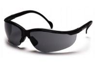 Pyramex Venture II Black Frame Safety Glasses Perspective View