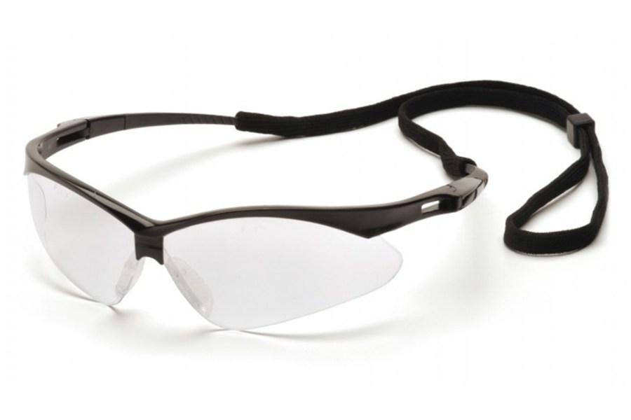 Pyramex PMXtreme Black Frame and Cord Safety Glasses Perspective View