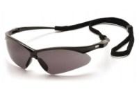 Pyramex PMXtreme Black Frame and Cord Safety Glasses Feature Close-up