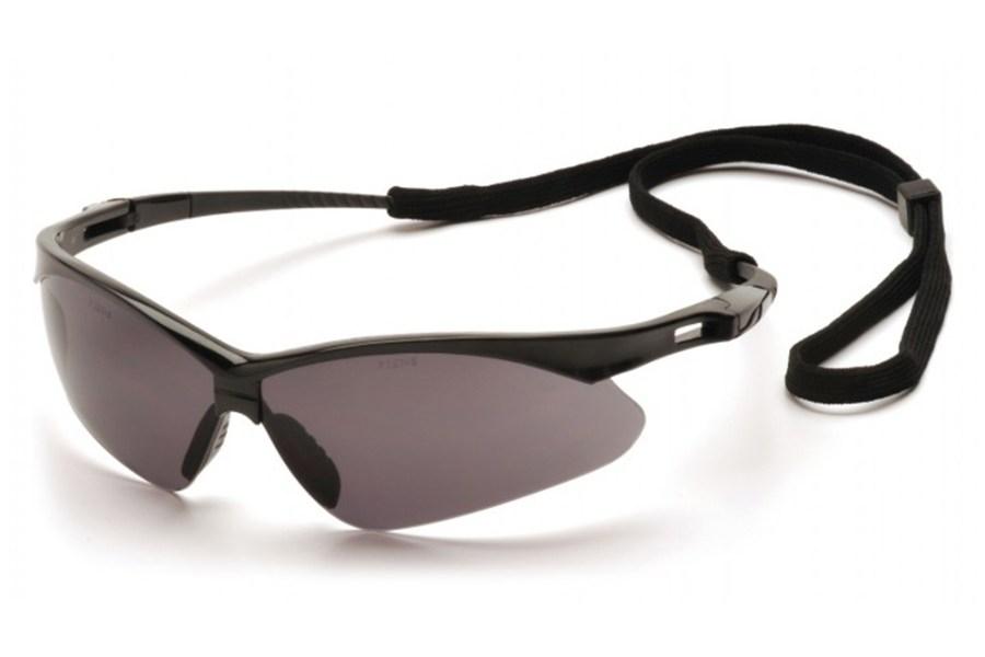 Pyramex PMXtreme Black Frame and Cord Safety Glasses Feature Close-up