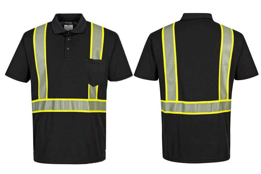 Picture of Portwest Iona Plus Black Polo Shirt