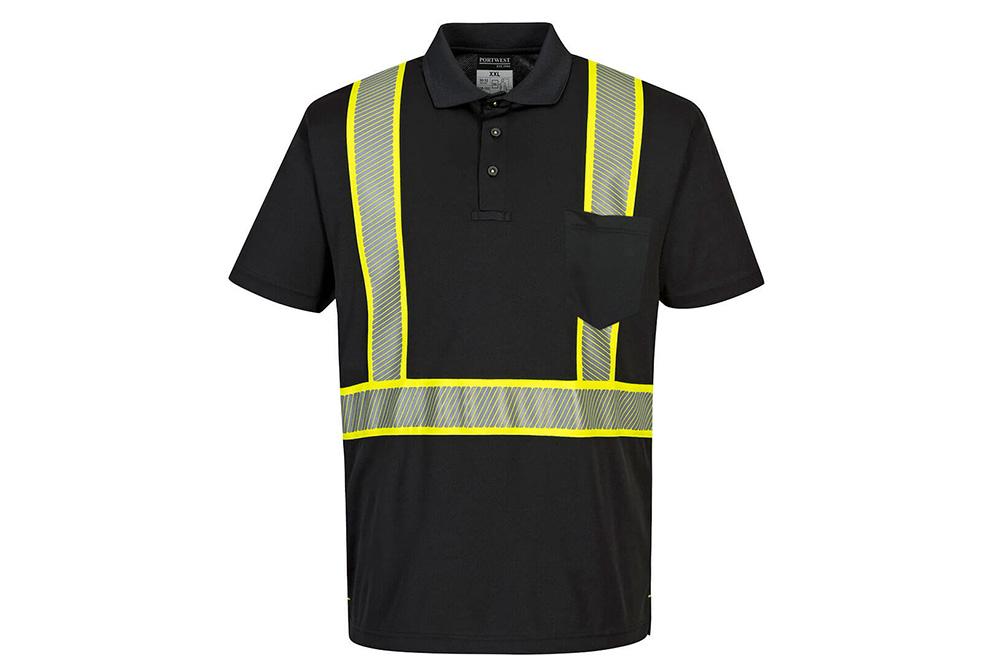Picture of Portwest Iona Plus Black Polo Shirt