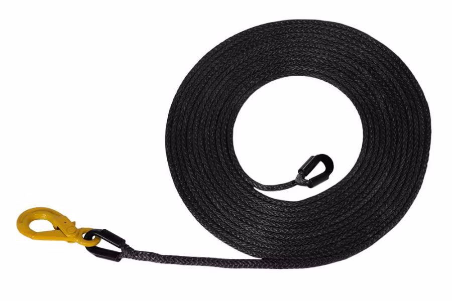 Picture of Amsteel-Blue Light Duty Synthetic Rope Extensions with Self-Locking Hook and
Thimble | 5/16"-1/2"