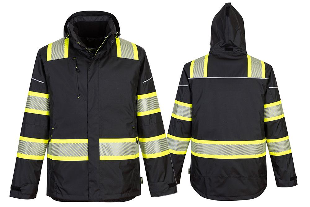 Picture of Portwest Iona Plus Black Winter Coat