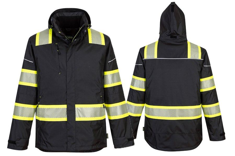 Picture of Portwest Iona Plus Black Winter Coat