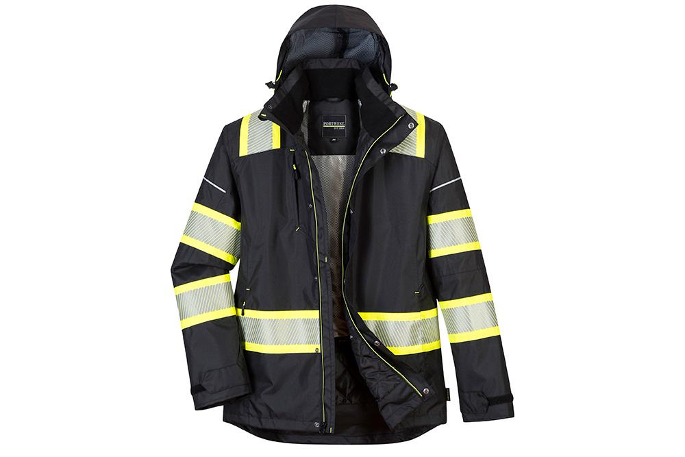 Picture of Portwest Iona Plus Black Winter Coat