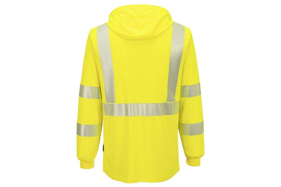 Picture of Portwest Hi-Vis Lightweight Long Sleeve Hooded T-Shirt