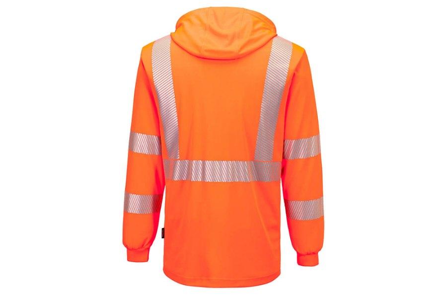 Picture of Portwest Hi-Vis Lightweight Long Sleeve Hooded T-Shirt