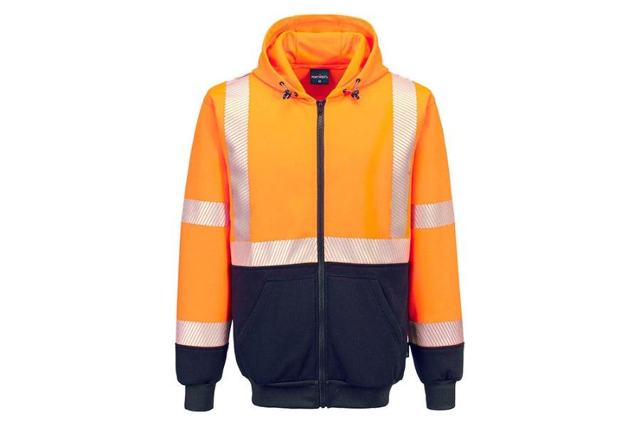 Picture of Portwest Segmented Tape Zip-Up Hoodie