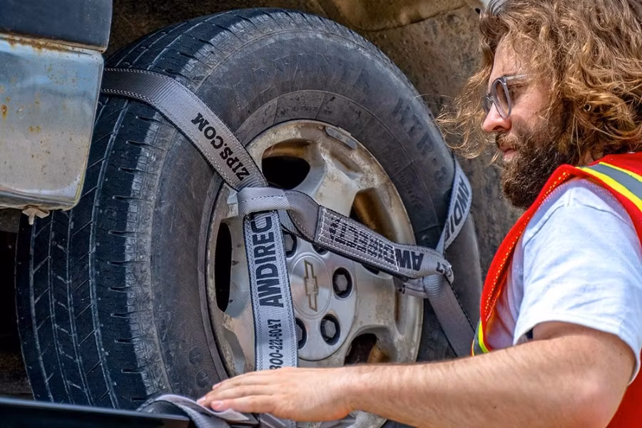 Picture of AW Direct 8-Point Tie-Down Assembly w/ Chains