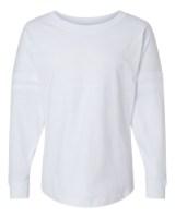 Boxercraft Women's Pom Pom Long Sleeve Jersey T-Shirt Additional Angle