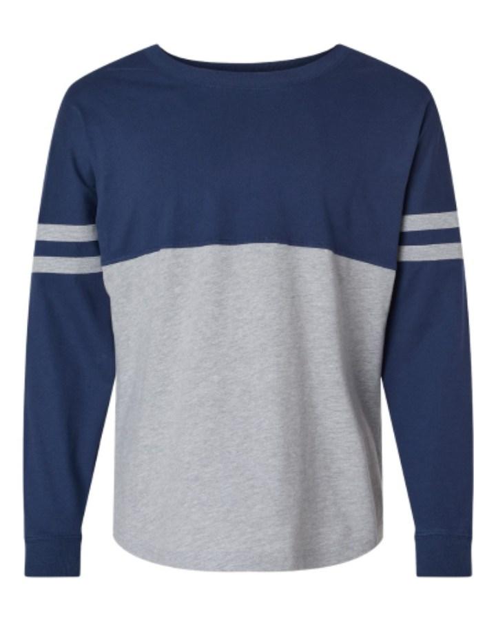 Boxercraft Women's Pom Pom Long Sleeve Jersey T-Shirt Additional view