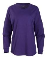 Boxercraft Women's Pom Pom Long Sleeve Jersey T-Shirt Alternate View
