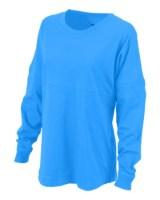 Boxercraft Women's Pom Pom Long Sleeve Jersey T-Shirt Additional Angle