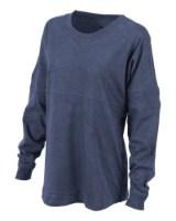 Boxercraft Women's Pom Pom Long Sleeve Jersey T-Shirt Alternate View