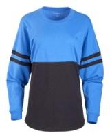 Boxercraft Women's Pom Pom Long Sleeve Jersey T-Shirt Feature Close-up