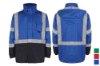 Picture of GSS Safety Premium Hooded Rain Jacket with Black Bottom