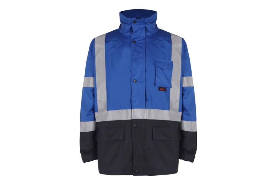 Picture of GSS Safety Premium Hooded Rain Jacket with Black Bottom