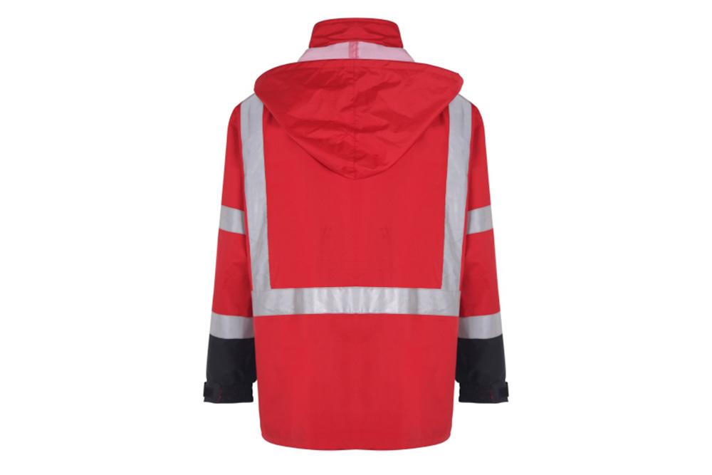 Picture of GSS Safety Premium Hooded Rain Jacket with Black Bottom