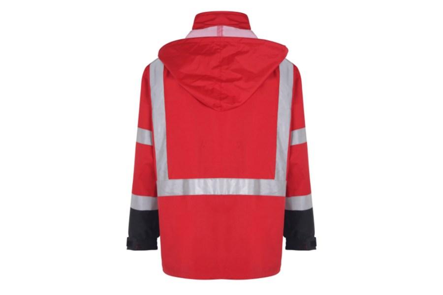 Picture of GSS Safety Premium Hooded Rain Jacket with Black Bottom