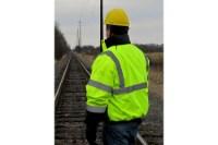 Picture of GSS Safety Class 3 Waterproof Quilt Lined Bomber with Black Bottom
