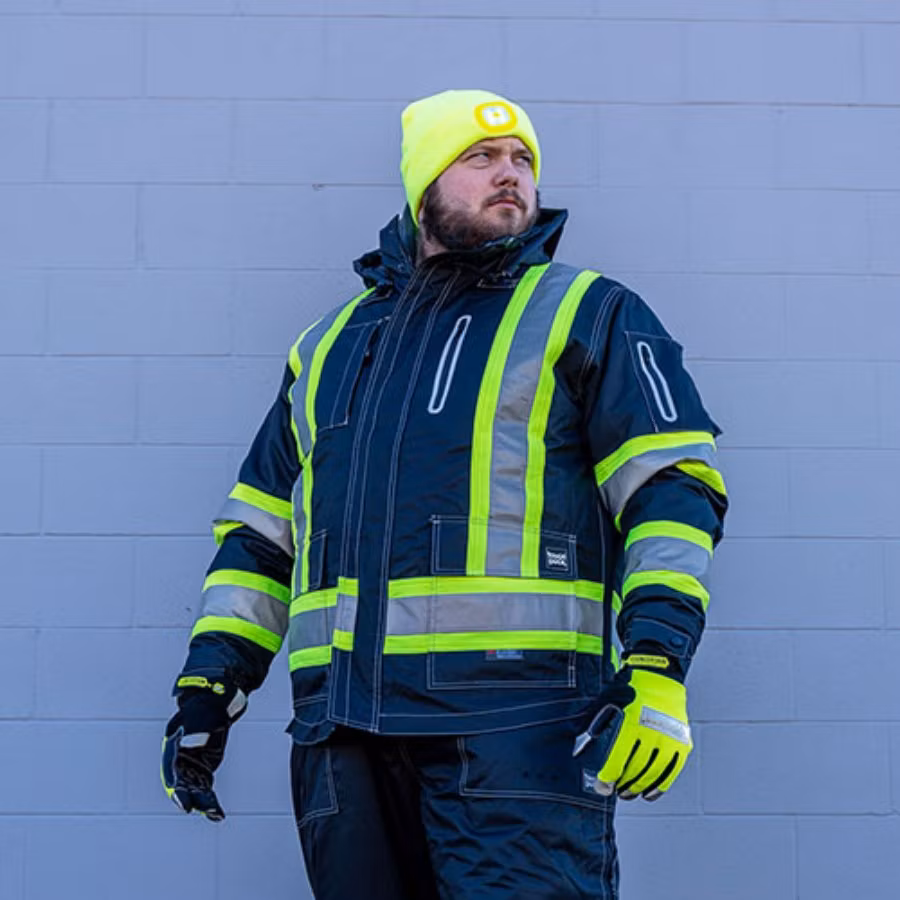 Picture of Tough Duck Safety Waterproof/Breathable 4-In-1 Ripstop Jacket