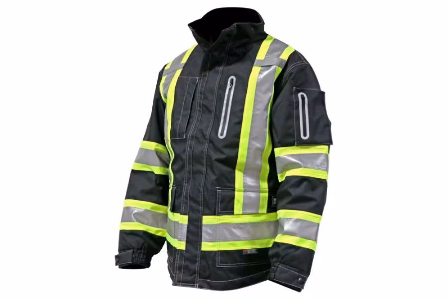 Picture of Tough Duck Safety Waterproof/Breathable 4-In-1 Ripstop Jacket