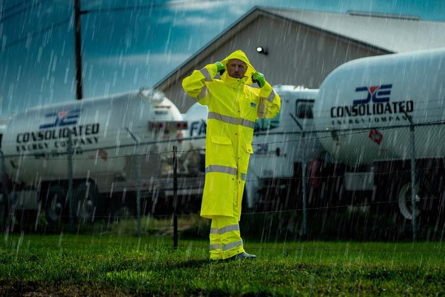 Picture of Portwest Sealtex Flame FR 50" Long Rain Coat