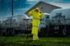 Picture of Portwest Sealtex Flame FR 50" Long Rain Coat