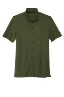 Picture of Mercer+Mettle Stretch Pique Full-Button Polo
