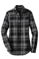 Picture of Port Authority Women's Plaid Flannel Tunic